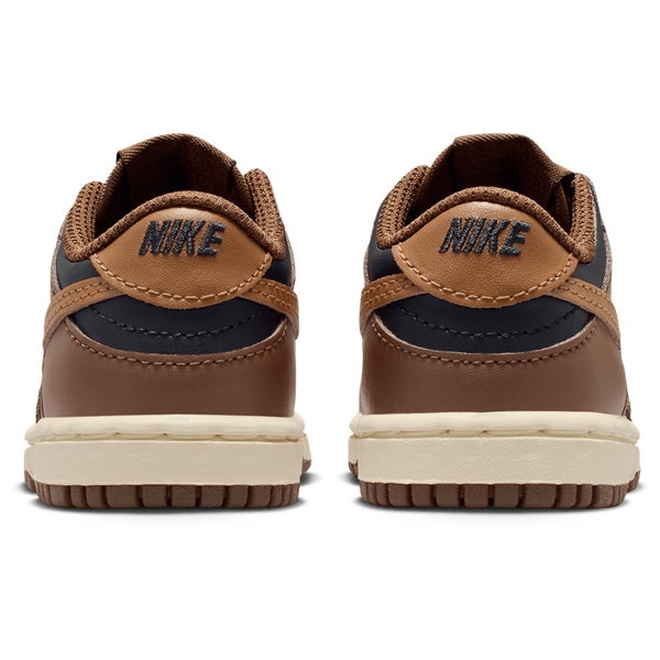 Nike Dunk Low - Girls' Toddler - Brown/Black - Image 3