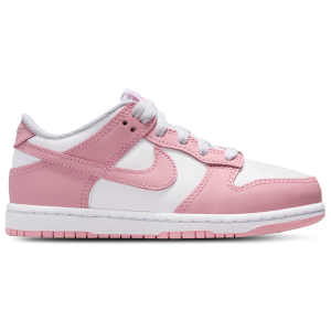 Nike Dunk Low - Girls' Preschool - Medium Soft Pink/White