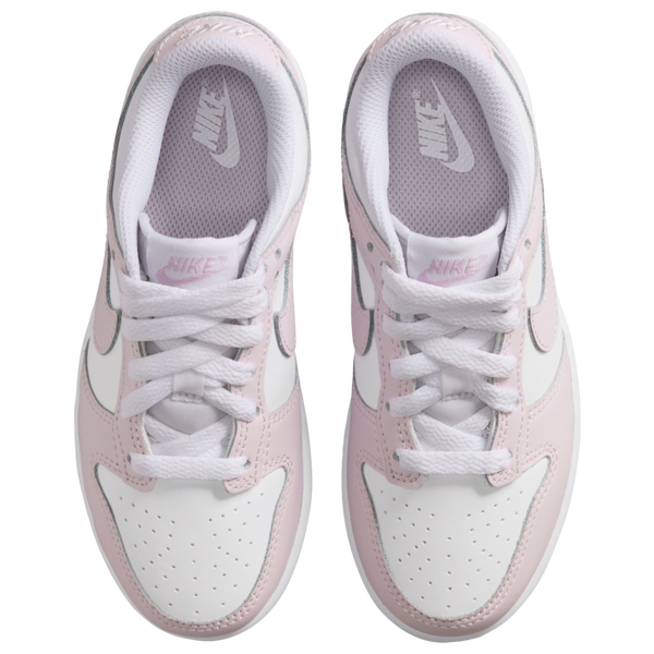 Nike Dunk Low - Girls' Preschool - White/Light Violet - Image 4