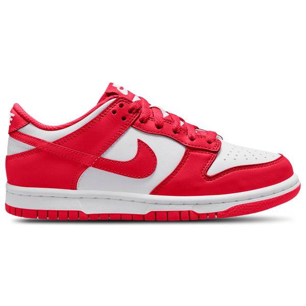 Nike Dunk Low - Boys' Grade School - University Red/White