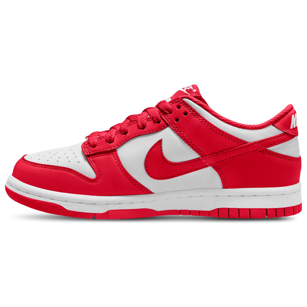 Nike Dunk Low - Boys' Grade School - University Red/White - Image 2