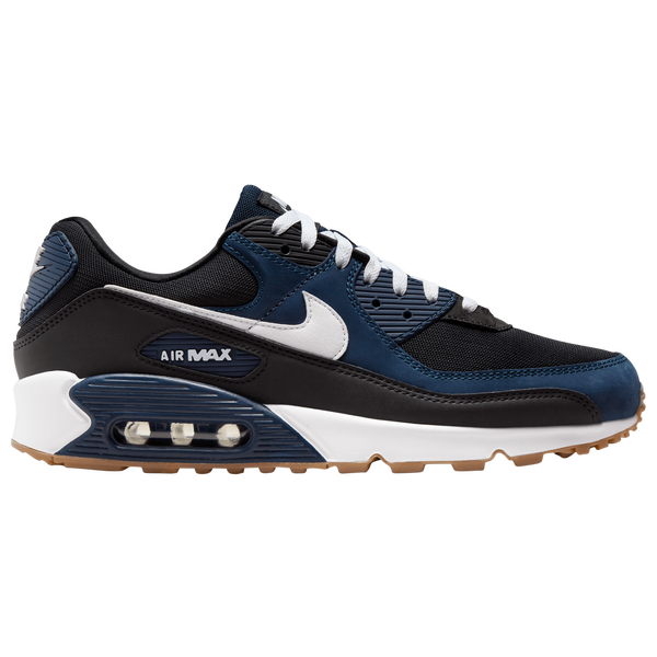 Nike Air Max 90 - Men's - Midnight Navy/White/Gum Medium Brown