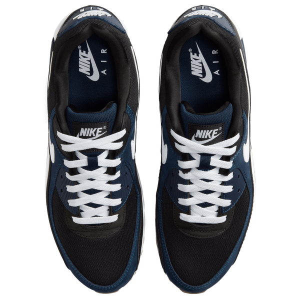Nike Air Max 90 - Men's - Midnight Navy/White/Gum Medium Brown - Image 4