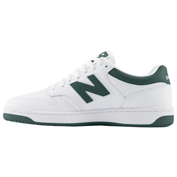 New Balance 480 Low - Men's - White/Green - Image 2