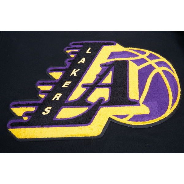 Pro Standard Los Angeles Lakers Mash Up Rib Fleece Crewneck - Men's - Black/Purple - Image 5
