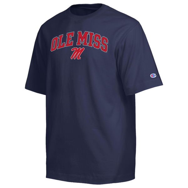 Champion NCAA Airbrush T-Shirt - Men's - Athletic Navy