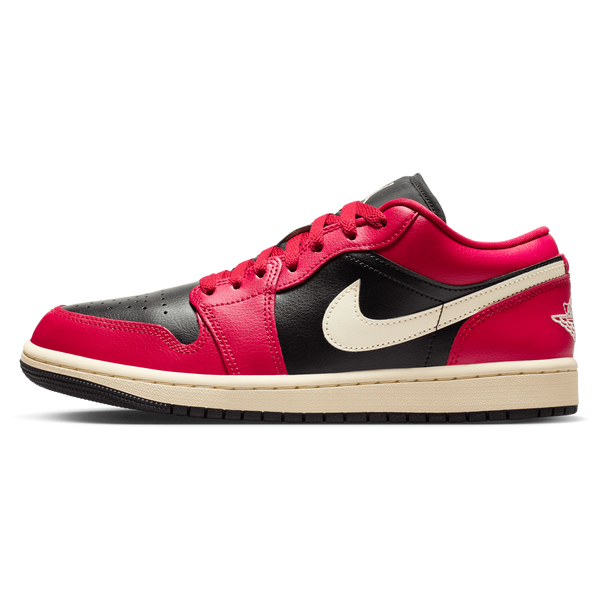 Jordan AJ 1 Low - Women's - Black/Mystic Hibiscus/Coconut Milk - Image 2