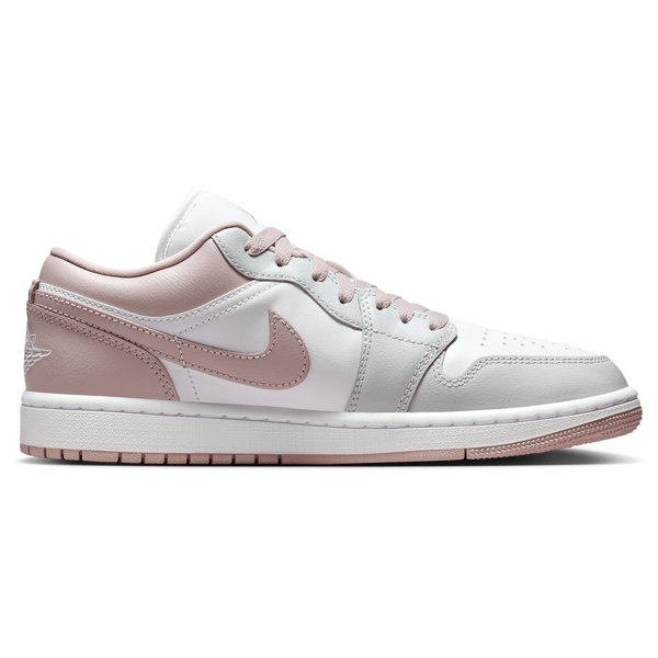 Jordan AJ 1 Low - Women's - Enigma Stone/Particle Rose/White