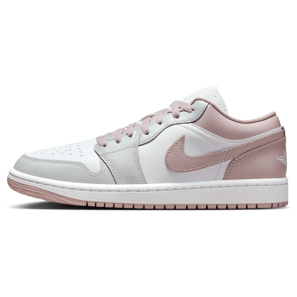 Jordan AJ 1 Low - Women's - Enigma Stone/Particle Rose/White - Image 2