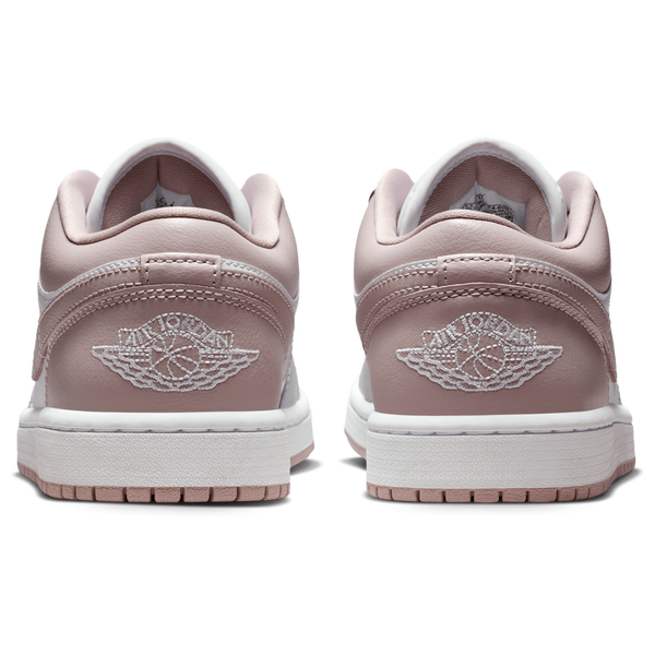 Jordan AJ 1 Low - Women's - Enigma Stone/Particle Rose/White - Image 3