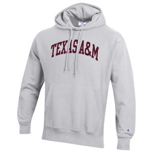 Champion NCAA Reverse Weave Wordmark Hoodie - Men's - Silver Gray