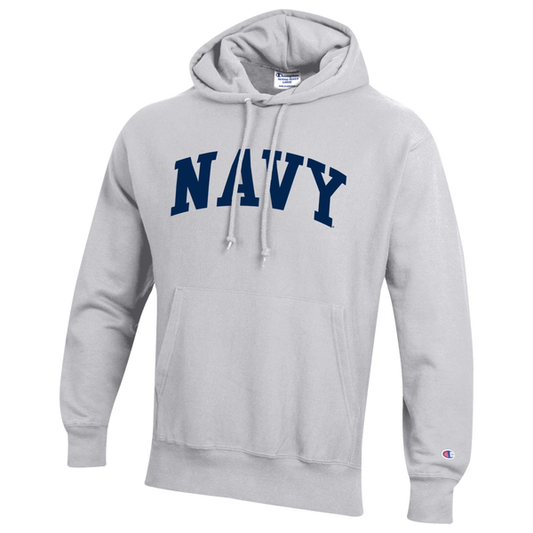 Champion NCAA Reverse Weave Wordmark Hoodie - Men's - Silver Gray