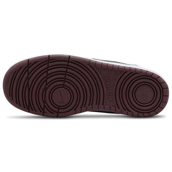 Nike Court Borough Mid 2 - Boys' Grade School - White/Burgundy Crush/Platinum Violet - Image 5