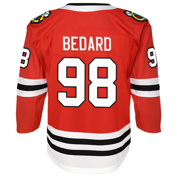Outerstuff Blackhawks Home Jersey - Boys' Grade School - University Red - Image 3