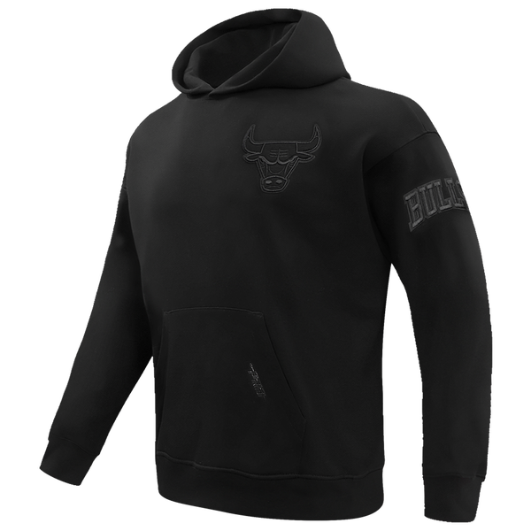 Pro Standard Bulls Neutral Drop Shoulder Pullover Hoodie - Men's - Black/Multi - Image 5