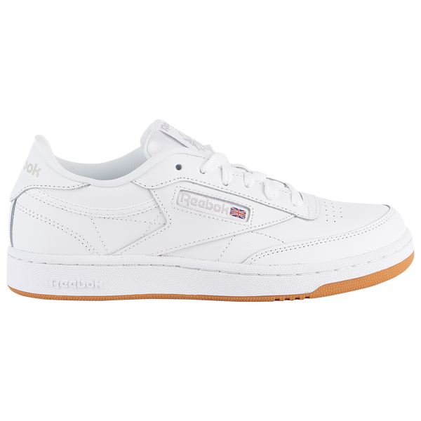 Reebok Club C - Boys' Grade School - White/Gum - Image 2