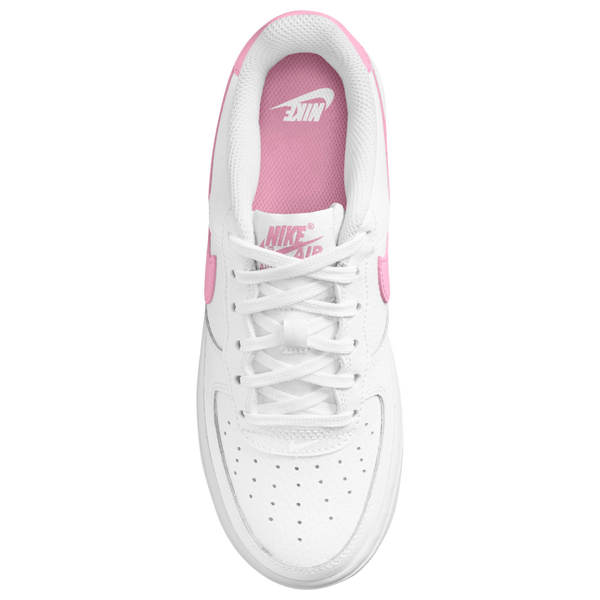 Nike Air Force 1 - Girls' Grade School - White/Pink - Image 3