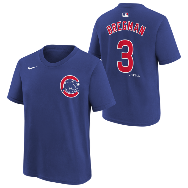 Nike MLB Cubs Kids Name & Number T-Shirt - Youth - Blue
