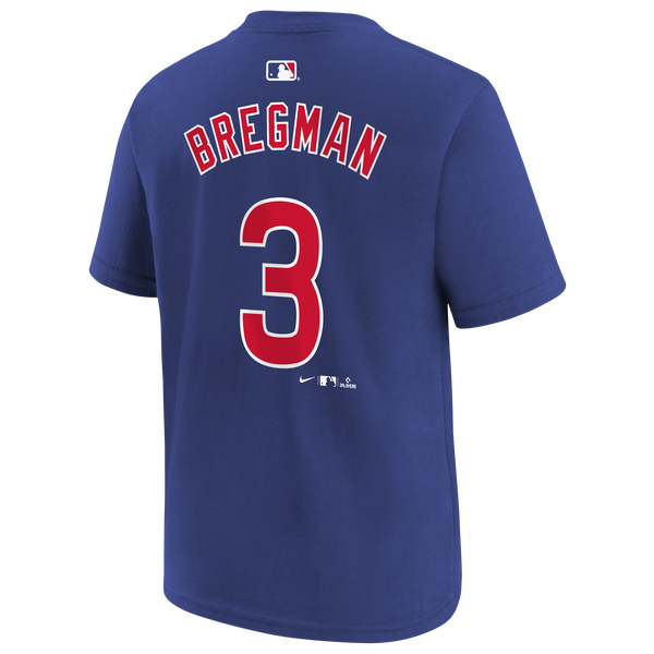 Nike MLB Cubs Kids Name & Number T-Shirt - Youth - Blue - Image 3