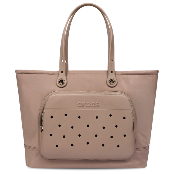 Crocs Large Tote with Pockets - Adult - Latte