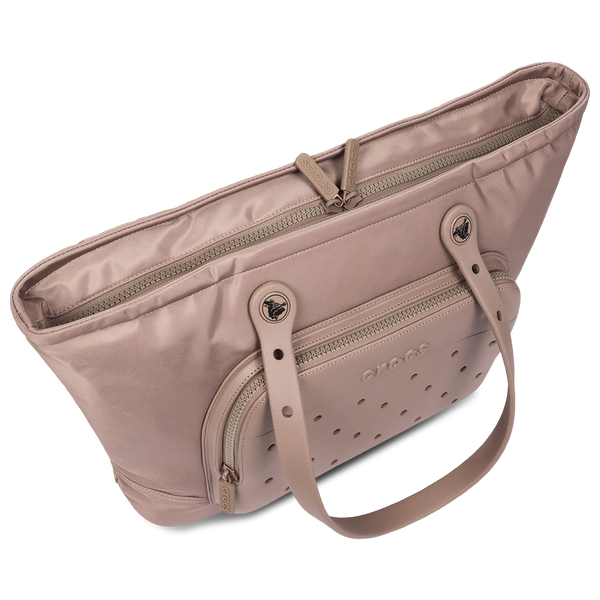 Crocs Large Tote with Pockets - Adult - Latte - Image 4