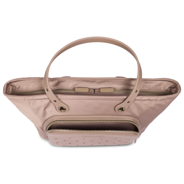 Crocs Large Tote with Pockets - Adult - Latte - Image 6