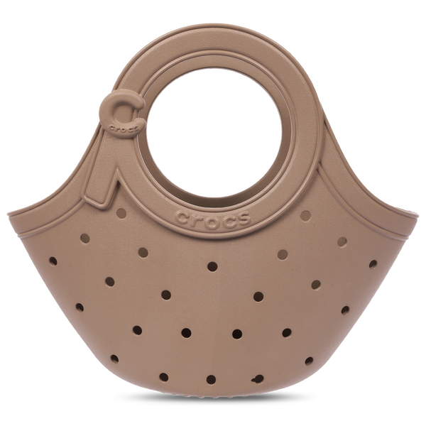 Crocs Medium EVA Tote Bag with Handle & Buckle - Adult - Latte