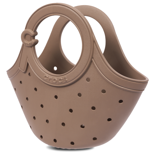 Crocs Medium EVA Tote Bag with Handle & Buckle - Adult - Latte - Image 3