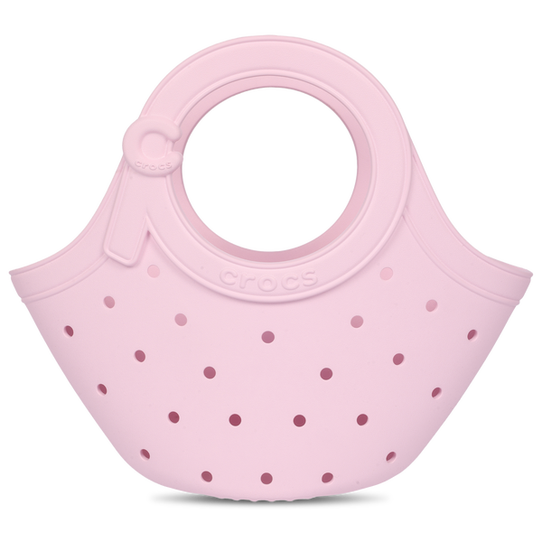 Crocs Medium EVA Tote Bag with Handle & Buckle - Adult - Pink Milk