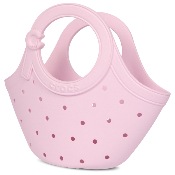 Crocs Medium EVA Tote Bag with Handle & Buckle - Adult - Pink Milk - Image 3