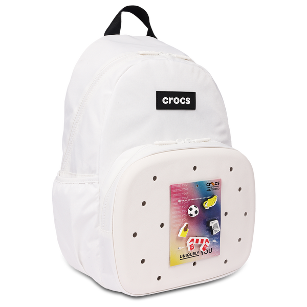 Crocs Back to School Backpack with EVA Front Pocket - Adult - White - Image 3
