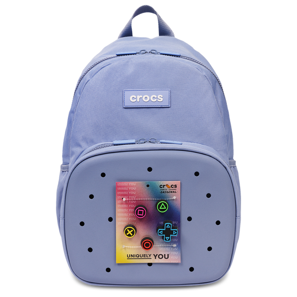Crocs Back to School Backpack with EVA Front Pocket - Adult - Blue Haze