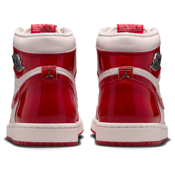 Jordan Air Jordan Retro 1 Hi RMSTD - Women's - University Red/Light Soft Pink/Metallic Silver - Image 3