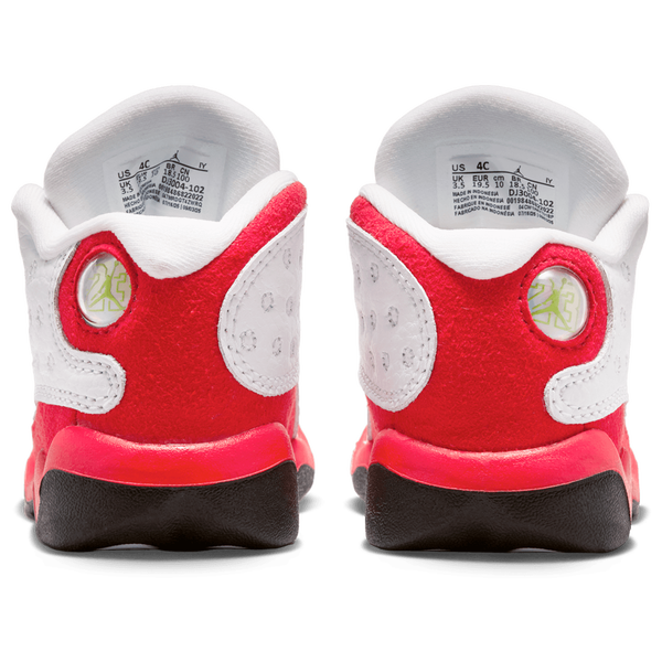 Jordan Retro 13 - Boys' Toddler - White/Black/True Red - Image 3
