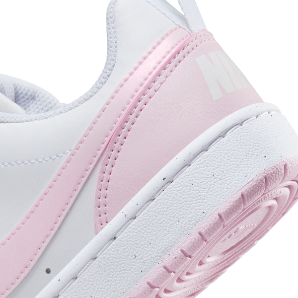 Nike Court Borough Low Recraft - Girls' Grade School - White/Pink Foam - Image 9