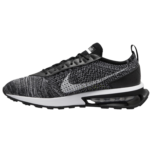 Nike Air Max Flyknit Racer - Men's - Black/White - Image 2