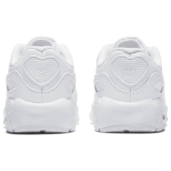 Nike Air Max 90 - Boys' Toddler - White/White/Metallic Silver - Image 3