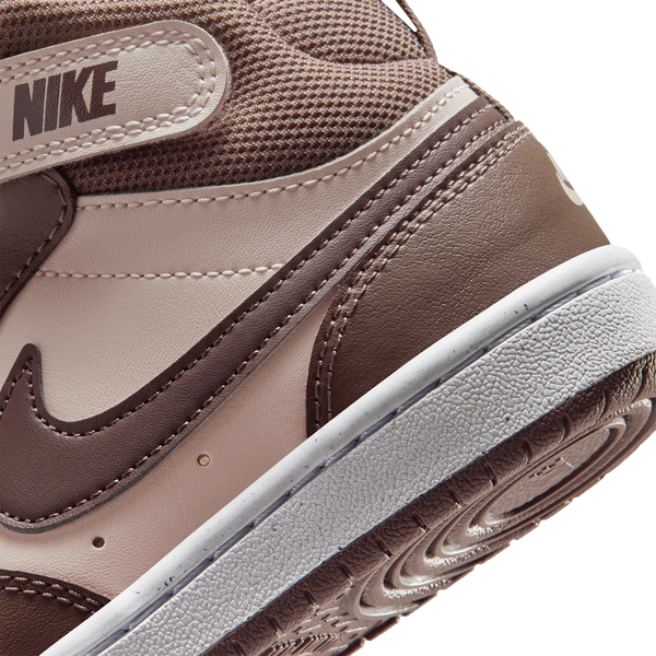 Nike Court Borough Mid 2 - Boys' Preschool - Silt Red/Tattoo/White - Image 8