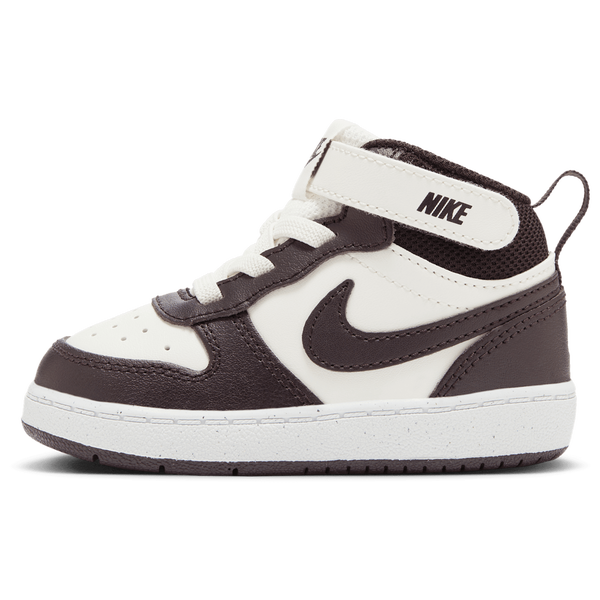 Nike Court Borough Mid 2 - Boys' Toddler - Burgundy Ash/White/Sail - Image 2