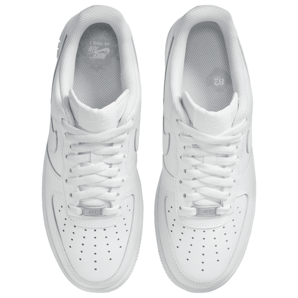 Nike Air Force 1 '07 LE Low - Women's - White/White - Image 4