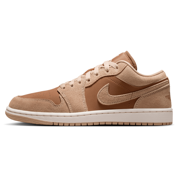 Jordan AJ 1 Low - Women's - Lt British Tan/Legend Md Brown/Chalk - Image 2