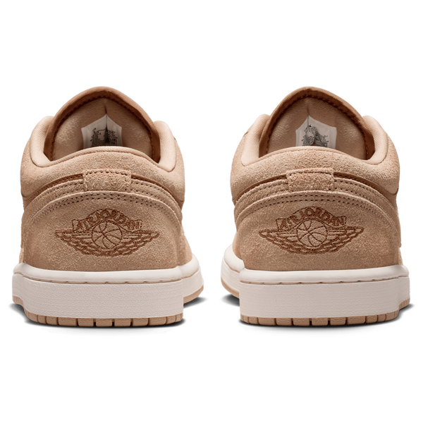 Jordan AJ 1 Low - Women's - Lt British Tan/Legend Md Brown/Chalk - Image 3
