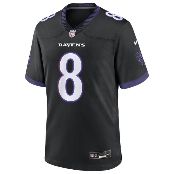 Nike NFL Ravens Game Day Jersey - Men's - Black - Image 2