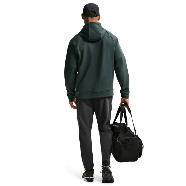 Nike Therma Fleece Pullover Hoodie - Men's - Seaweed/Seaweed/Black - Image 4