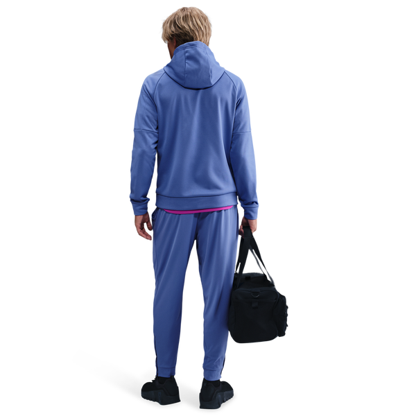 Nike Therma Fleece Pullover Hoodie - Men's - Comet Blue/Comet Blue/Black - Image 4