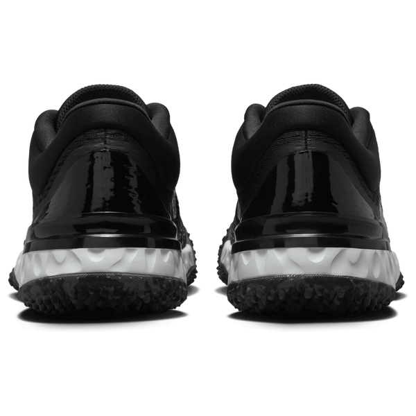 Nike Alpha Huarache Elite 4 TF - Women's - Black/Pure Platinum/Iron Grey - Image 3