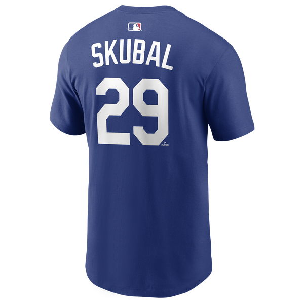 Nike MLB Los Angeles Dodgers Name and Number SS T - Men's - Rush Blue - Image 3