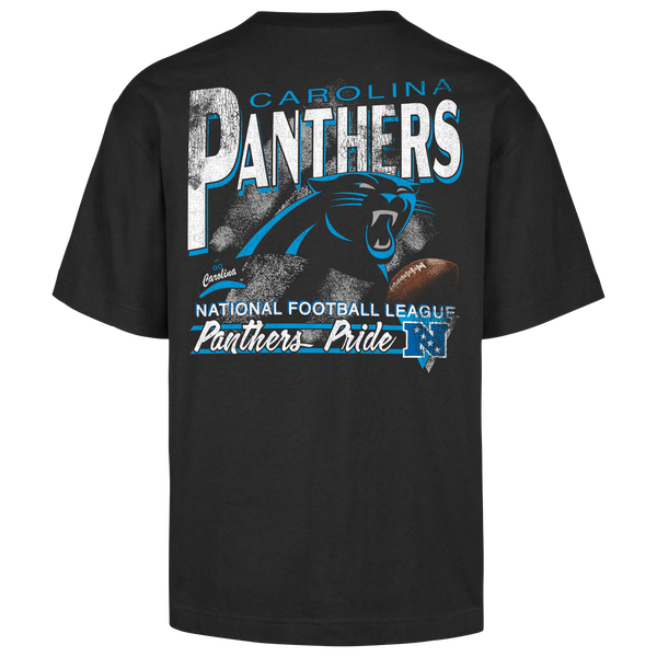47 Brand NFL Panthers Under Bar T-Shirt - Men's - Black - Image 2