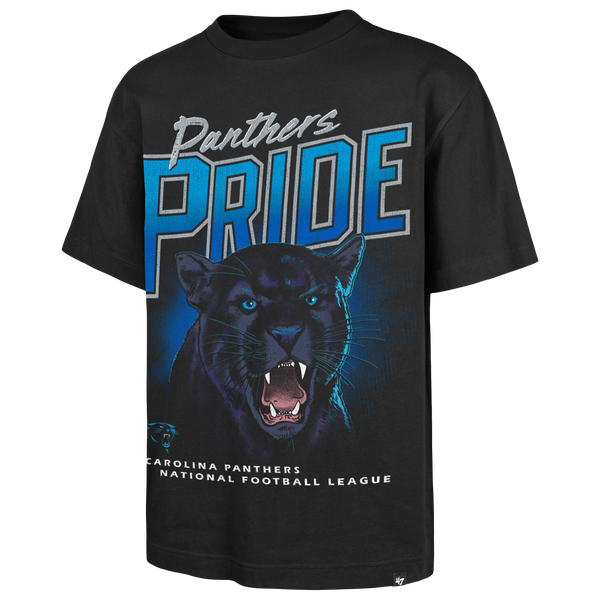 47 Brand NFL Panthers Wilderness T-Shirt - Men's - Black