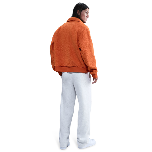 Nike Club Fleece Bungee Pants - Men's - Birch Heather/White/White - Image 2